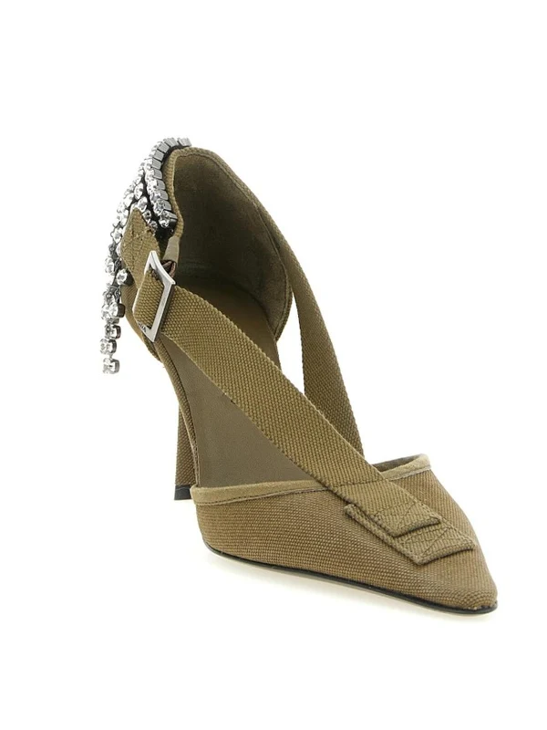 Prada Green Sandal Heels - Image 2
