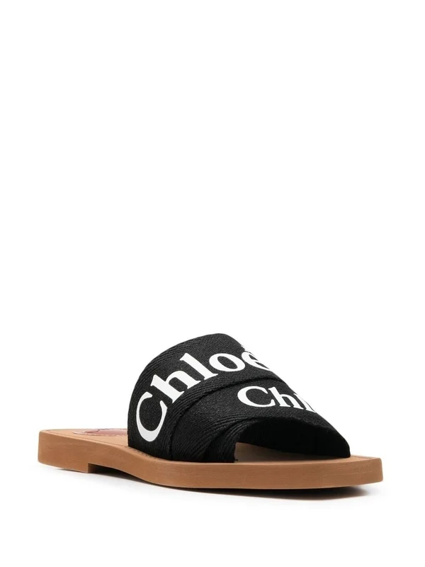Chloe Black Slides - Image 2