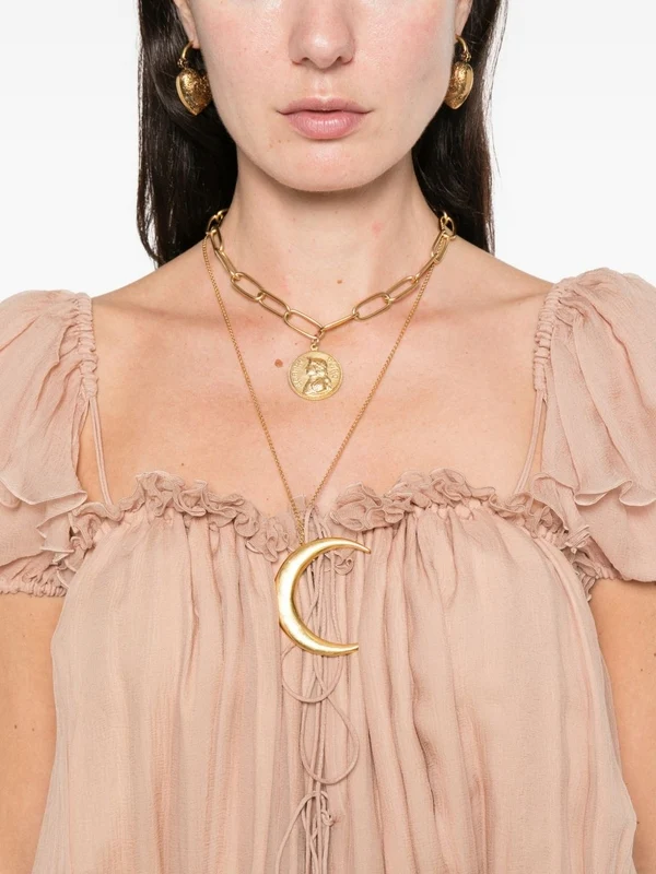 Chloe Pink Long Dress - Image 5