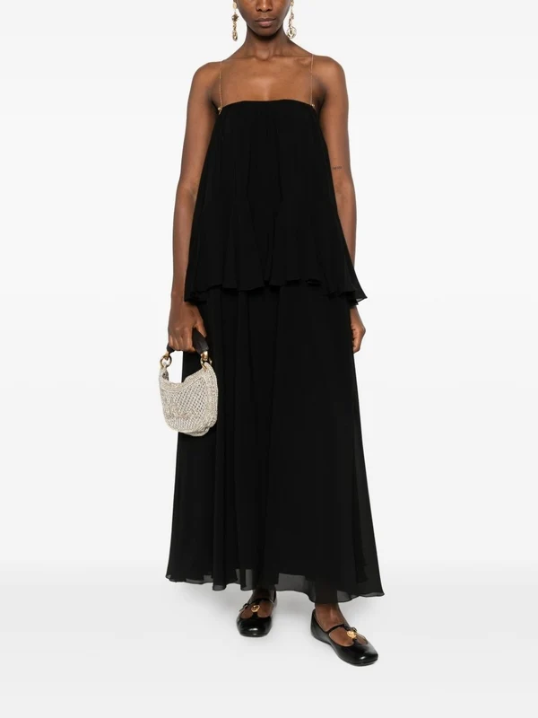 Chloe Black Long Dress - Image 2