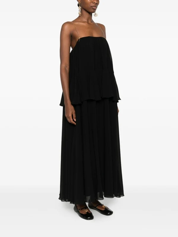 Chloe Black Long Dress - Image 3
