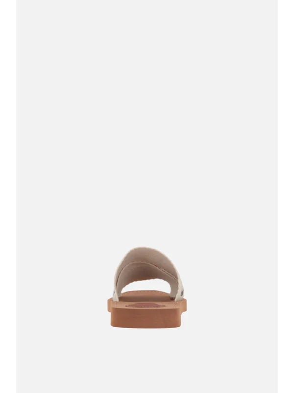Chloe Beige Slides - Image 3
