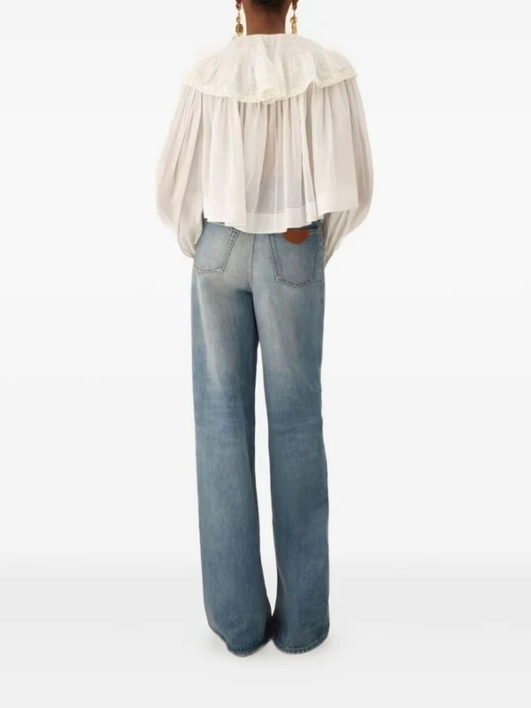 Chloe White Blouses - Image 3