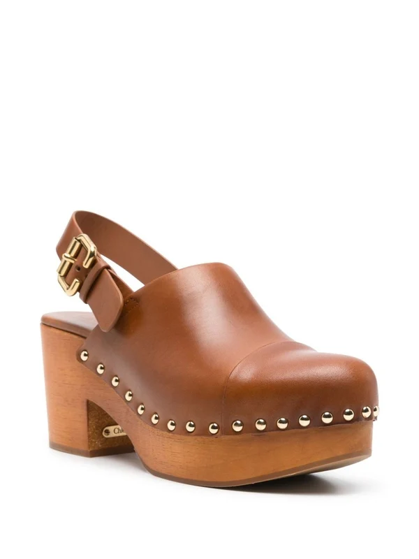 Chloe Brown Sandal Heels - Image 2