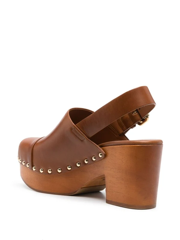 Chloe Brown Sandal Heels - Image 4