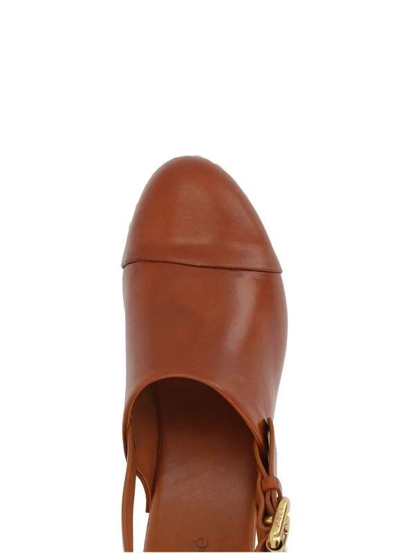 Chloe Brown Sandal Heels - Image 7