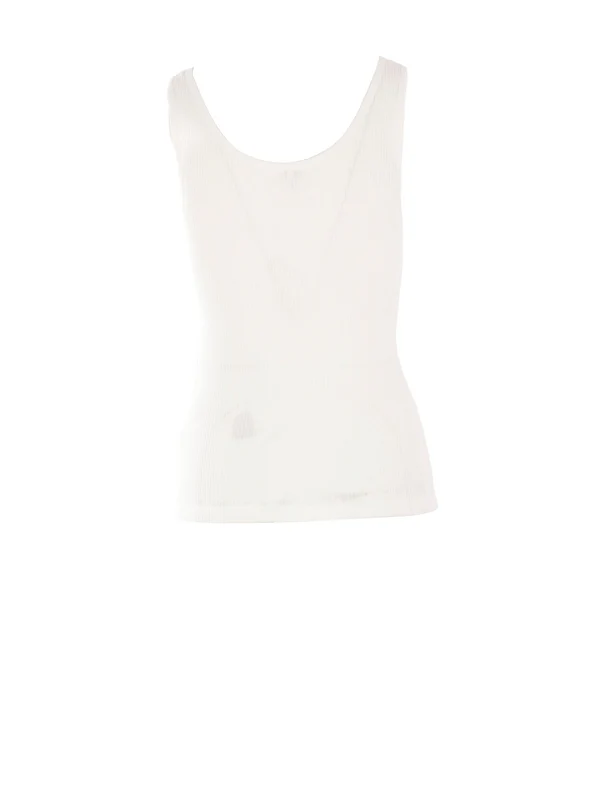 Chloe White Sleeveless - Image 3