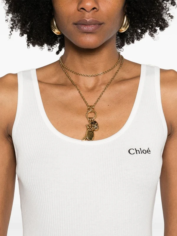 Chloe White Sleeveless - Image 4