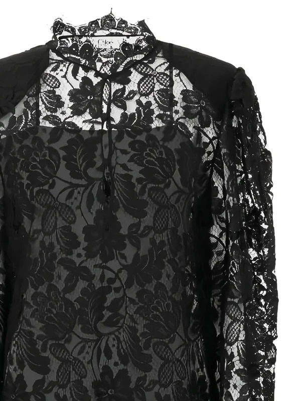 Chloe Black Mini Dress - Image 2