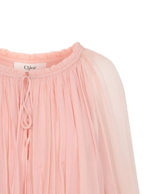 Chloe Pink Mini Dress - Image 3