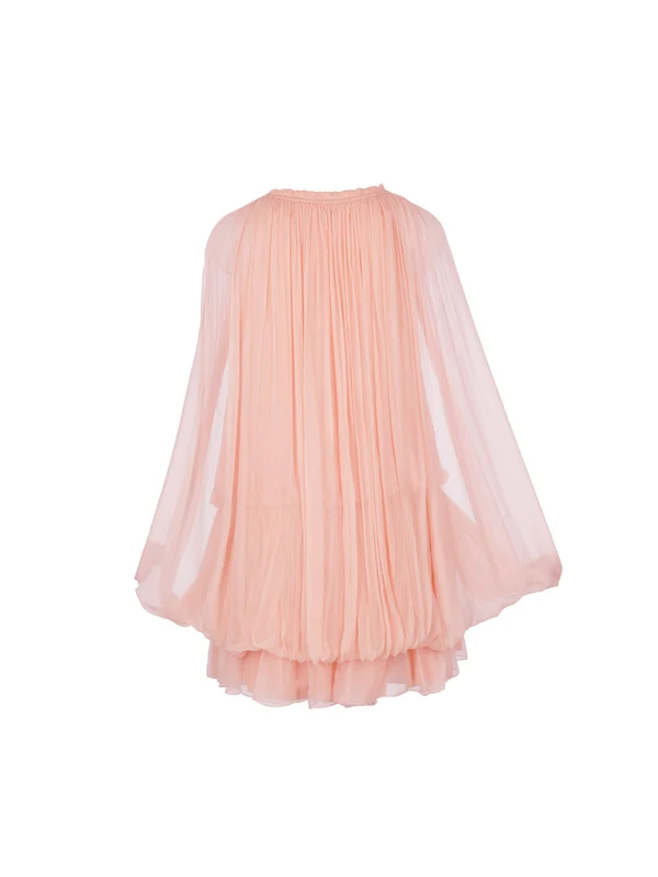 Chloe Pink Mini Dress - Image 4