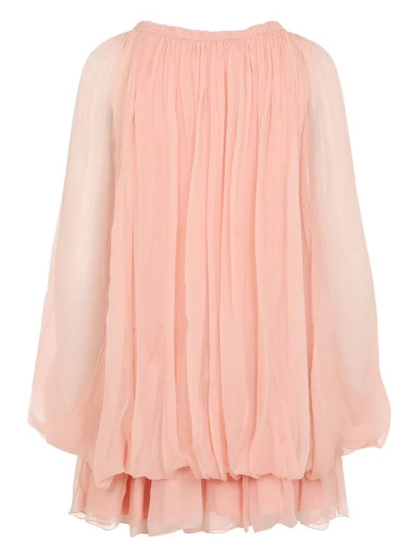 Chloe Pink Mini Dress - Image 5