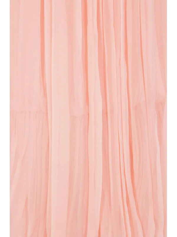 Chloe Pink Mini Dress - Image 8