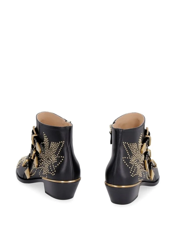 Chloe Black Ankle Boots - Image 3