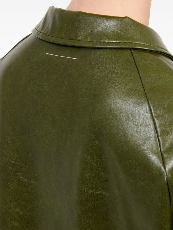 Mm6 Maison Margiela Green Coats - Image 7