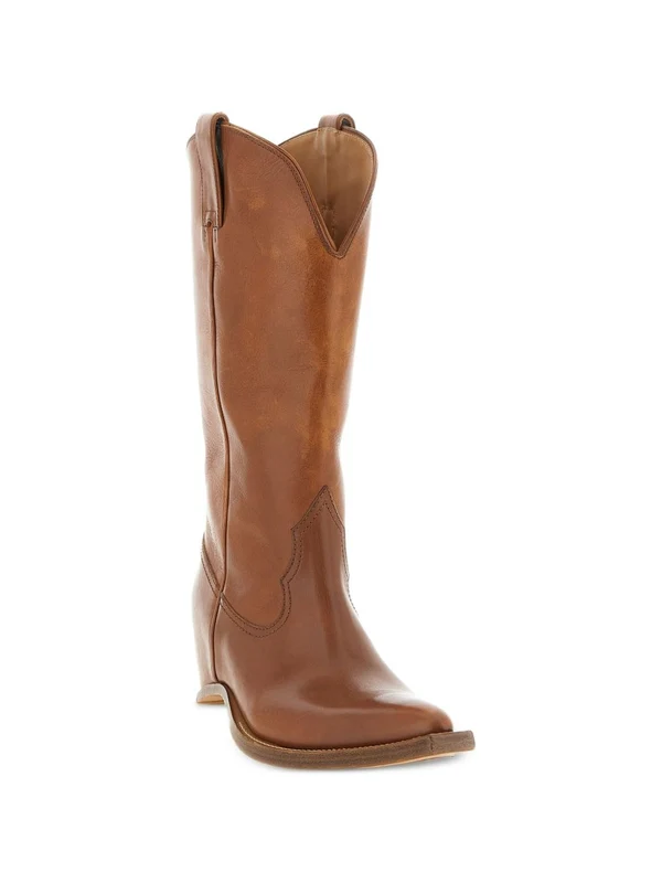 Maison Margiela Brown Middle Boots - Image 3
