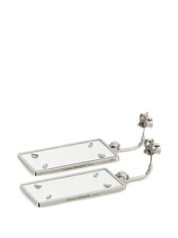Maison Margiela Silver Earrings - Image 3