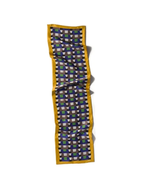 Miu Miu Multicolor Silk Mufflers - Image 2