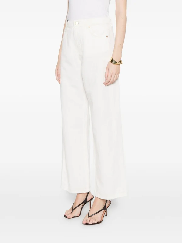 S Max Mara White Trousers - Image 3