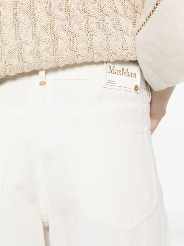 S Max Mara White Trousers - Image 5