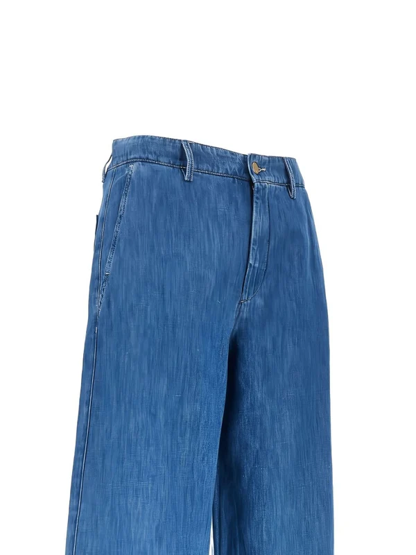 S Max Mara Blue Denim Pants - Image 2