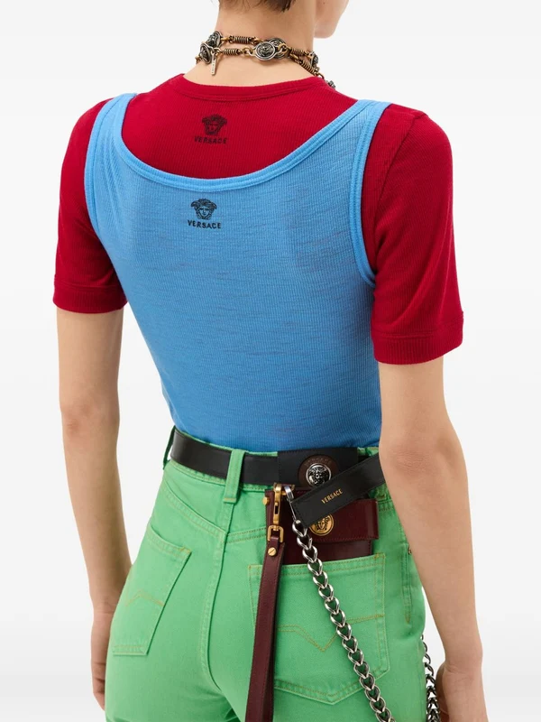 Versace Blue Sleeveless - Image 2