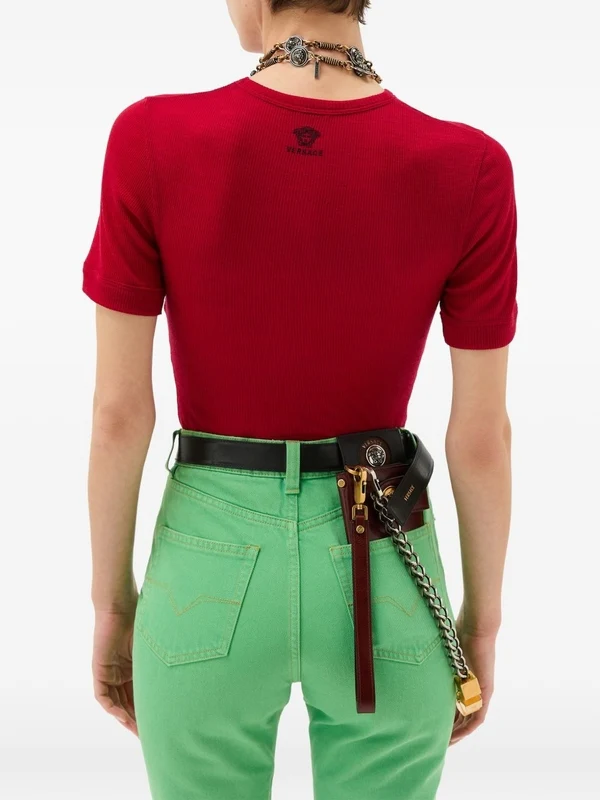 Versace Red Half Sleeve - Image 3