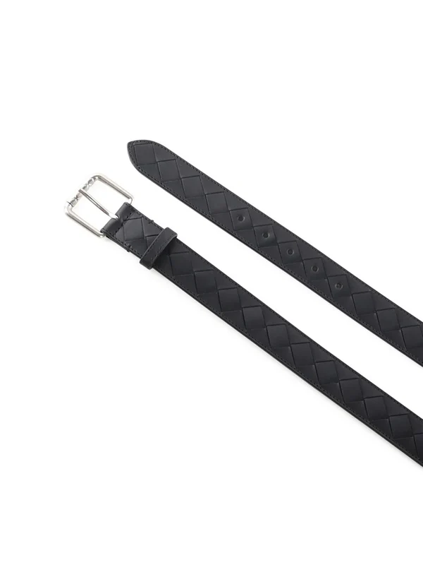 Bottega Veneta Black Leather Belts - Image 3