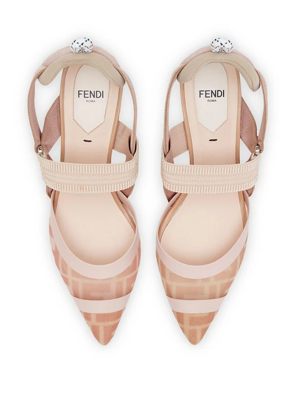 Fendi Pink Sandal Heels - Image 7
