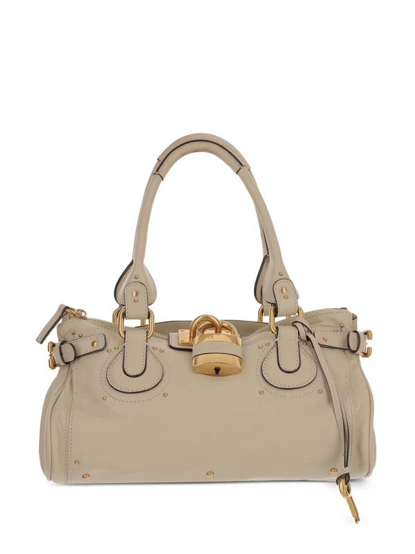 Chloe Beige Tote Bags - Image 2