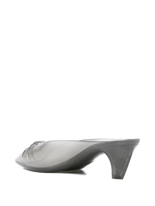 Chloe Grey Sandal Heels - Image 3