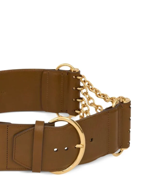 Chloe Brown Leather Belts - Image 3