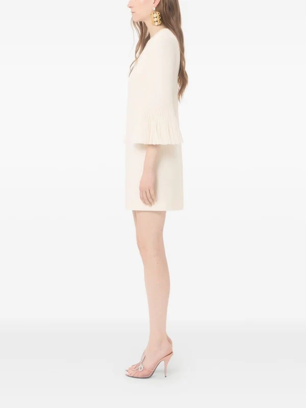 Valentino Ivory Mini Dress - Image 3