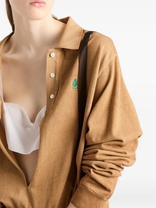 Prada Beige Polo Shirts - Image 5