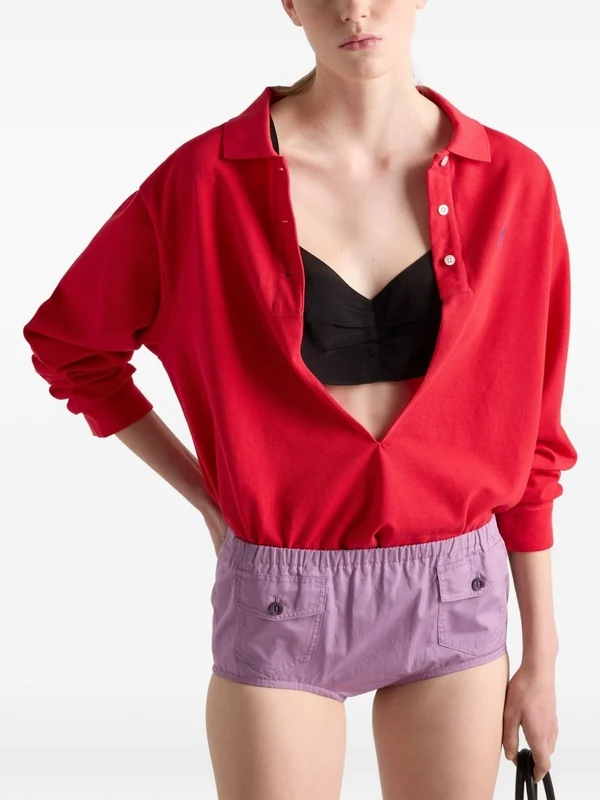 Prada Red Polo Shirts - Image 3