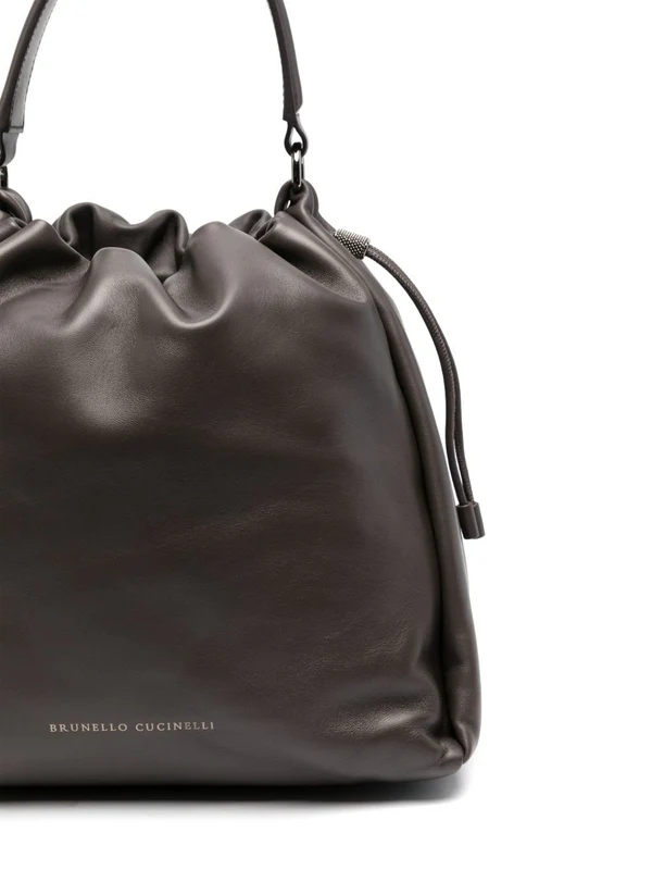 Brunello Cucinelli Brown Tote Bags - Image 3