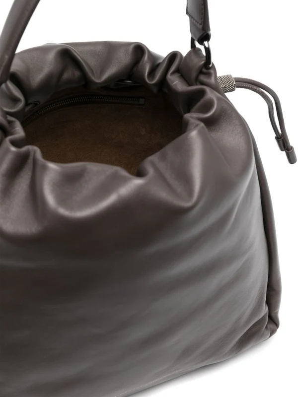 Brunello Cucinelli Brown Tote Bags - Image 4