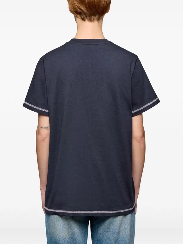 Ganni Navy Half Sleeve - Image 3
