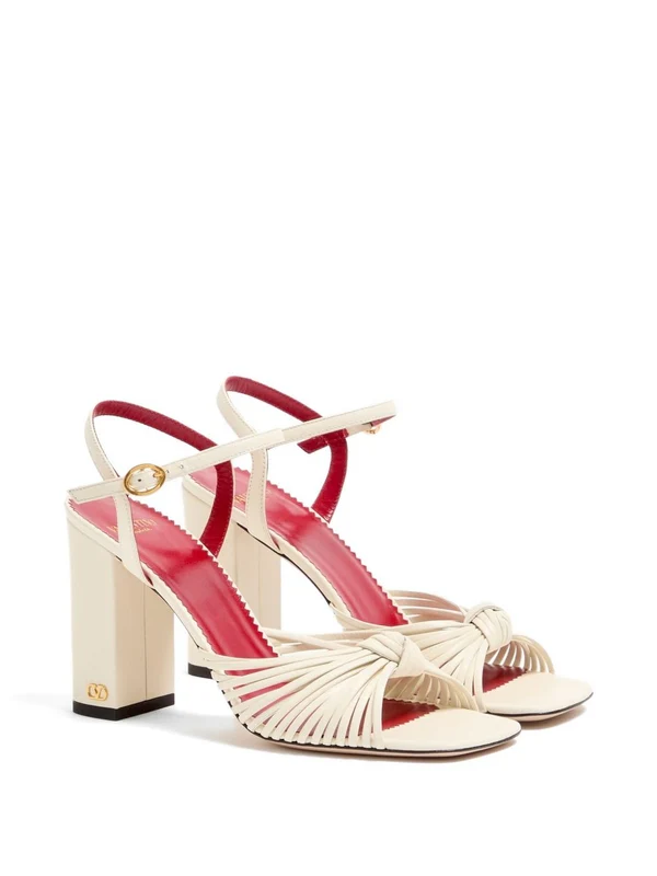 Valentino Ivory Sandal Heels - Image 3