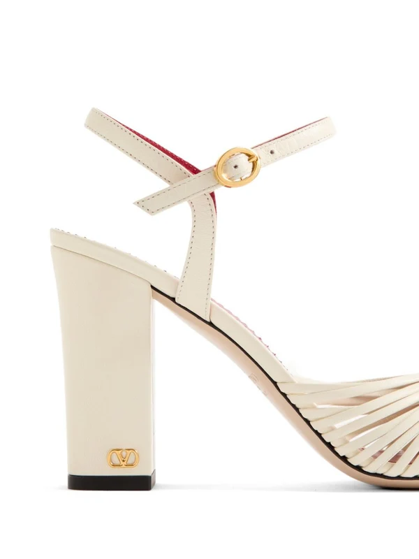 Valentino Ivory Sandal Heels - Image 7