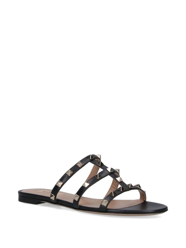 Valentino Black Slides - Image 4