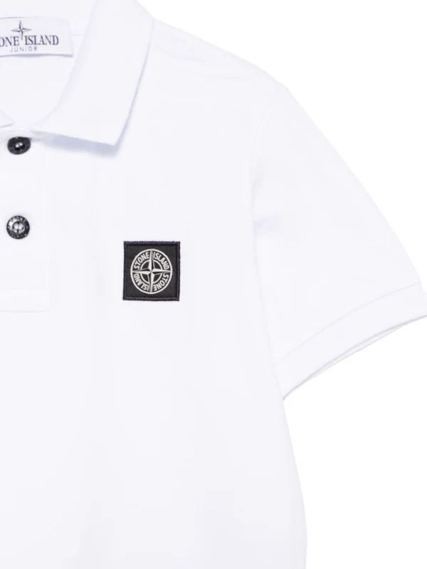Stone Island  White Polo Shirts - Image 3