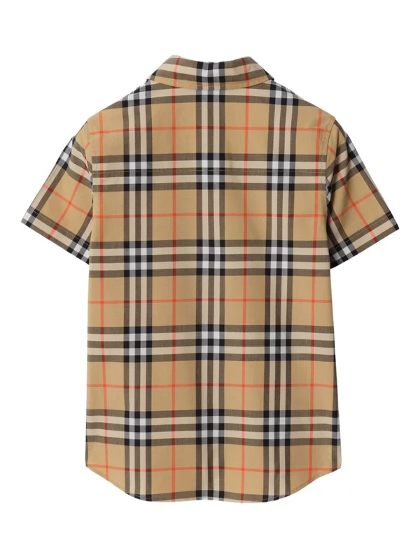 Burberry  Beige Checked Shirts & Blouses - Image 2