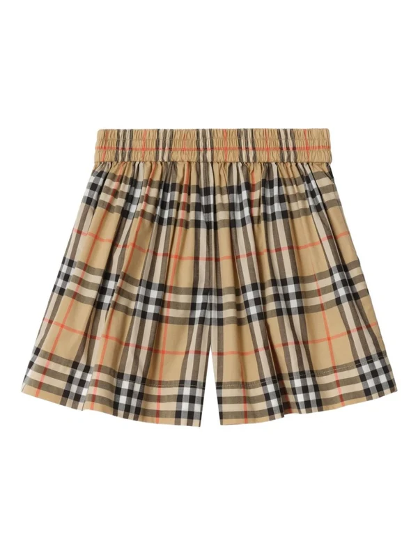 Burberry  Beige Checked Skirts - Image 2