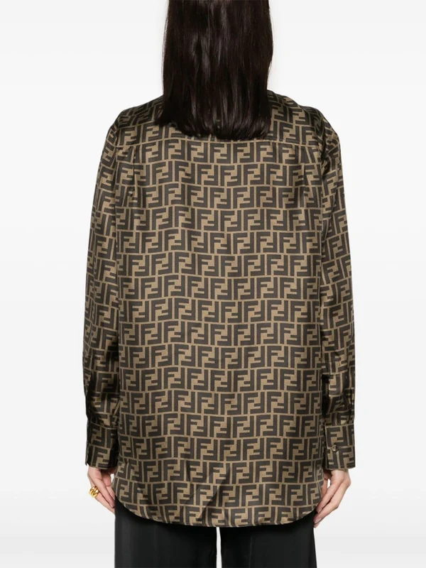 Fendi Brown Shirts - Image 5