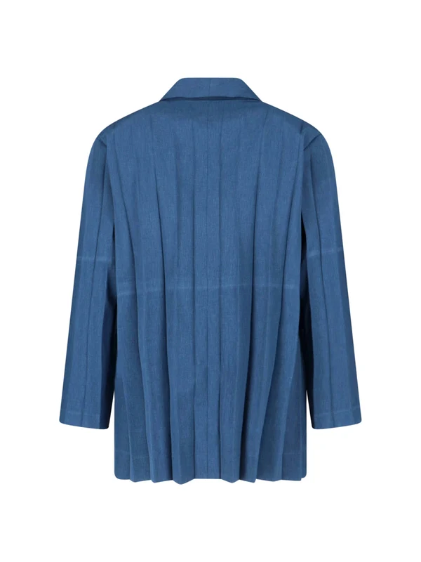 Homme Plisse Issey Miyake Blue Tailored Jackets - Image 2