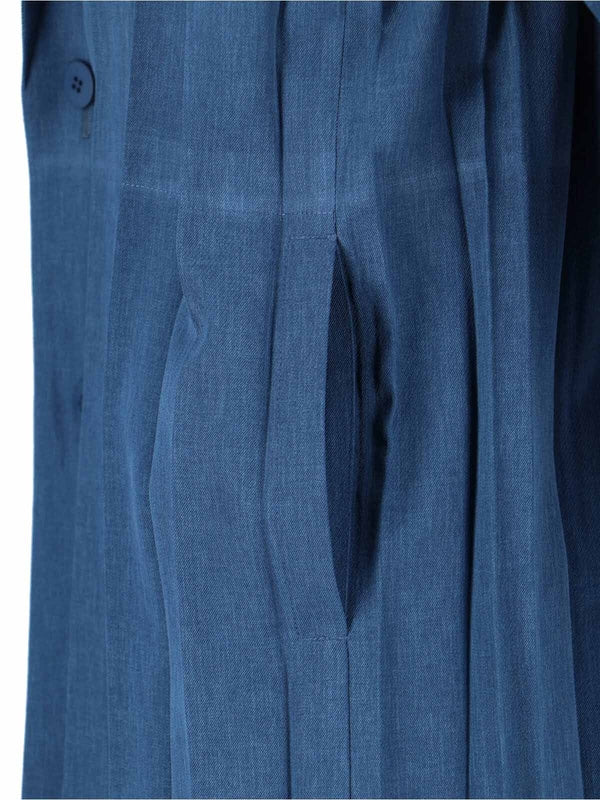 Homme Plisse Issey Miyake Blue Tailored Jackets - Image 4