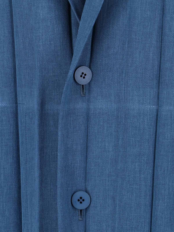 Homme Plisse Issey Miyake Blue Tailored Jackets - Image 5