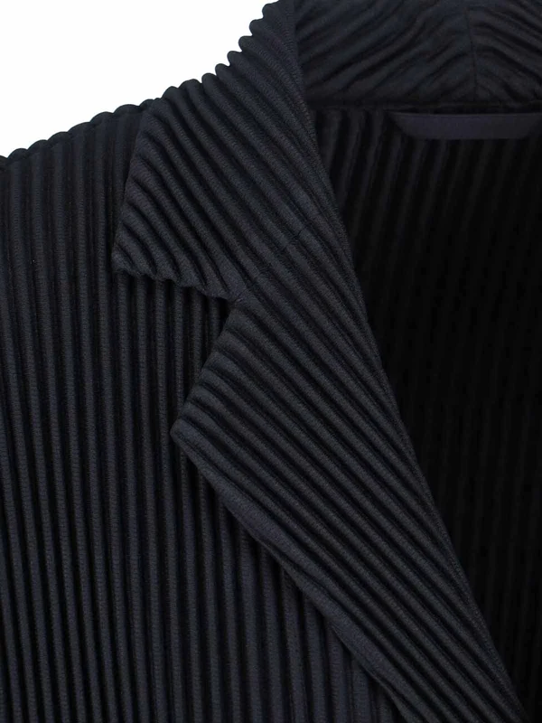 Homme Plisse Issey Miyake Black Tailored Jackets - Image 4