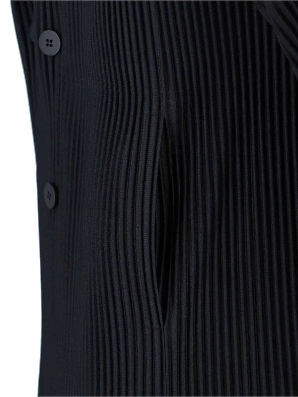 Homme Plisse Issey Miyake Black Tailored Jackets - Image 5